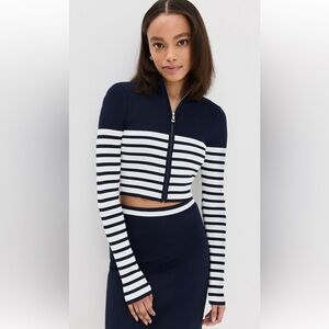 ‼️RARE‼️🎸STAUD🎸🔥NWT🔥Raft Top in Navy/White— M